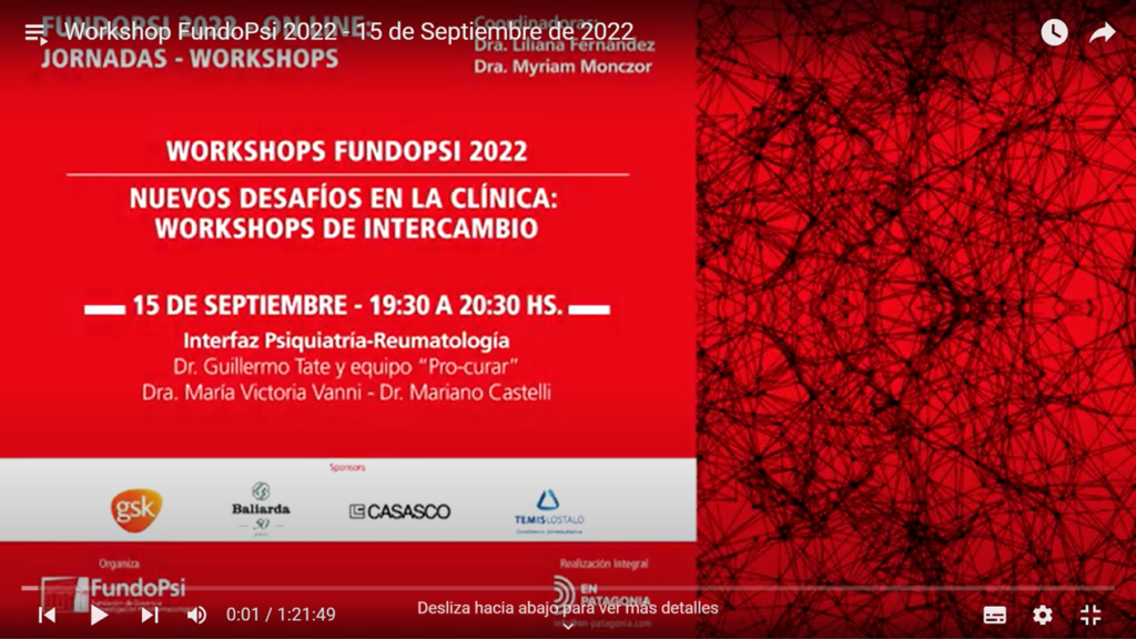 Jornada Fundopsi 2022 - Interfaz Psiquiatría - Reumatología