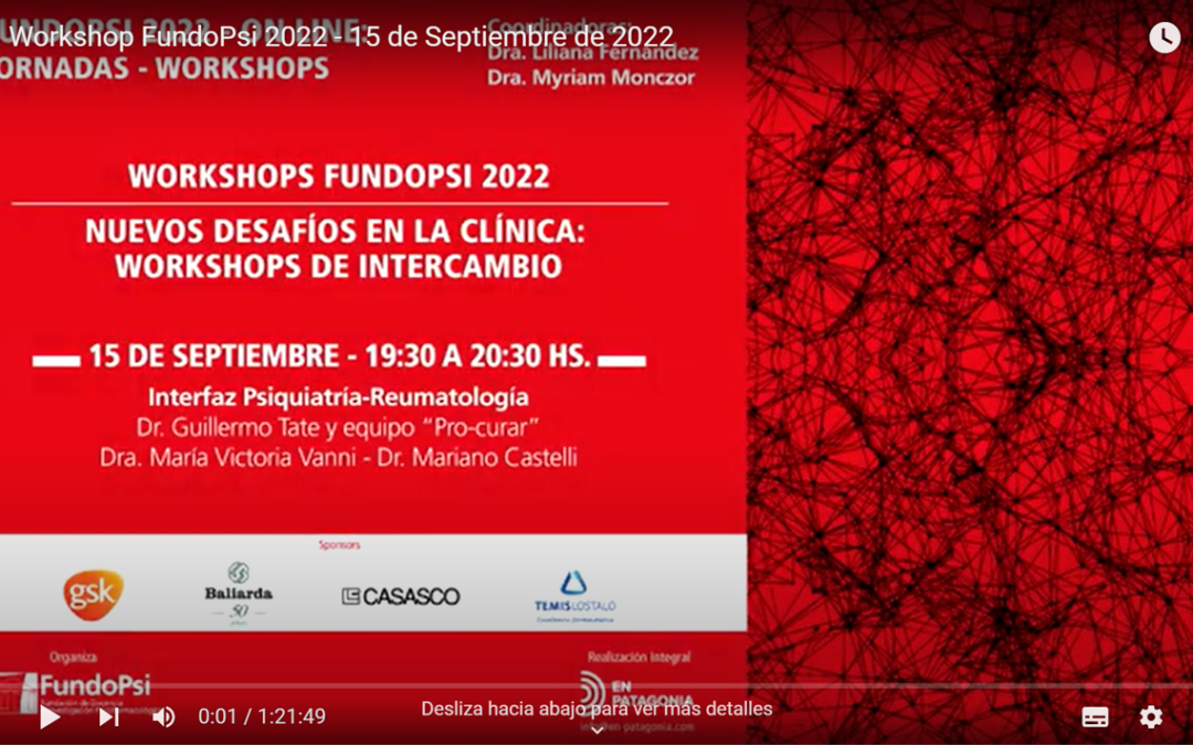 Jornada Fundopsi 2022 – Interfaz Psiquiatría – Reumatología