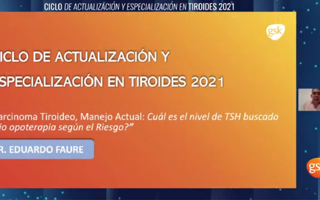 carcinoma tiroideo manejo actual. ¿Cuál es el nivel de THS buscado bajo opoterapia según el riesgo?