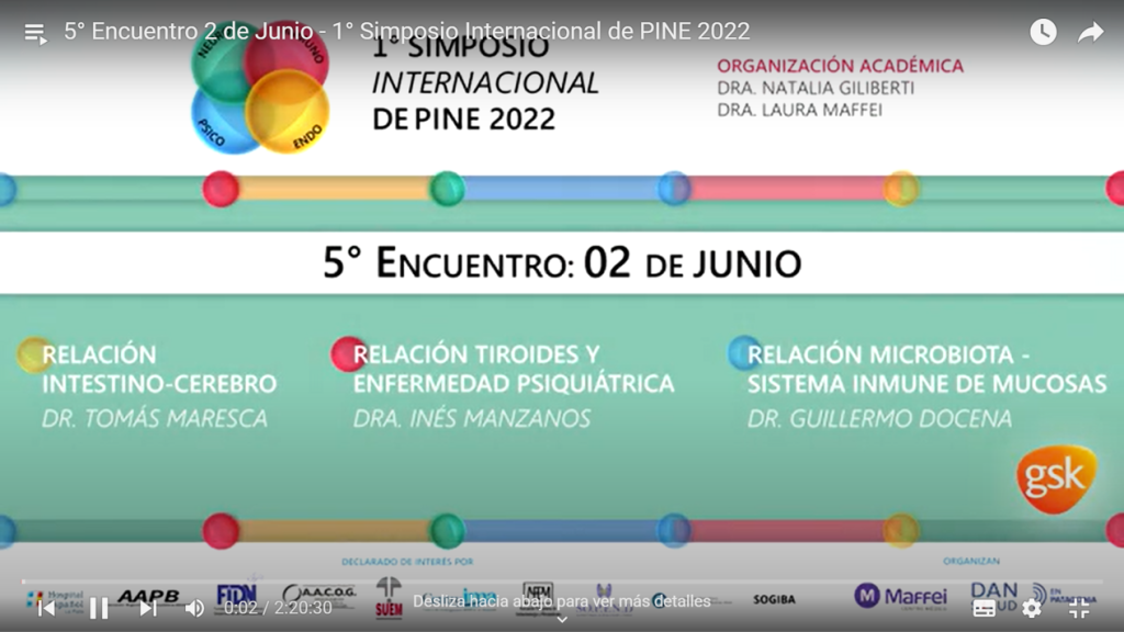 Primer Simposio Internacional de PINE 2022 - Quinto encuentro