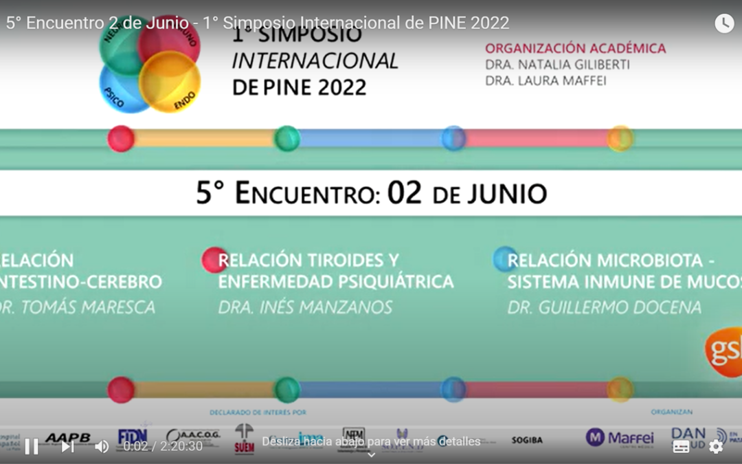 Primer Simposio Internacional de PINE 2022 – Quinto encuentro