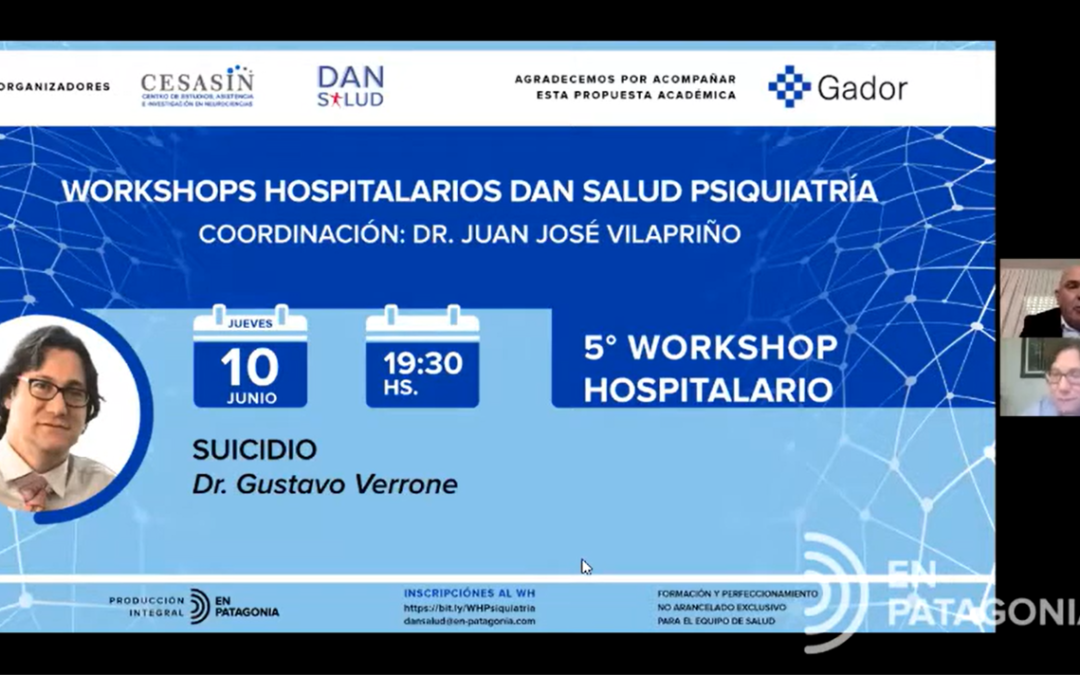 Quinto Workshop hospitalario DanSalud psiquiatría – Dr. Gustavo Verrone